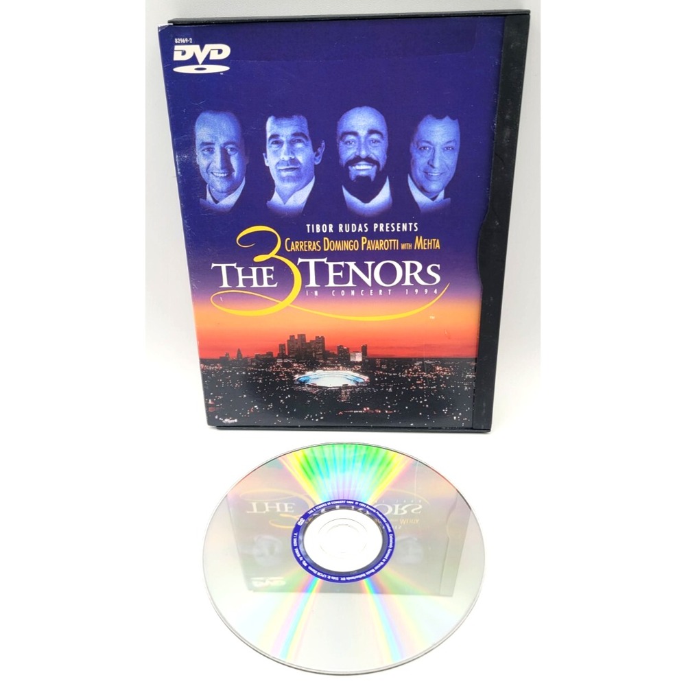 The 3 Tenors in Concert 1994 Carreras Domingo Pavarotti Mehta DVD